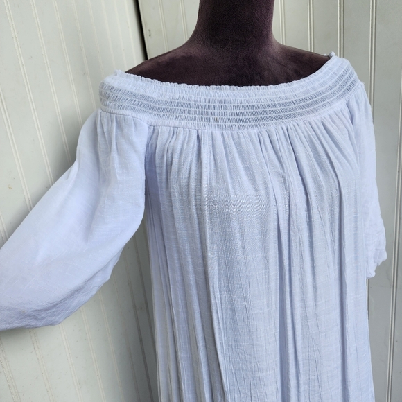 $65 NWT Marissa Olivia Midi Dress Womens Puff Balloon Sleeve Off The Shoulder S - Picture 3 of 11